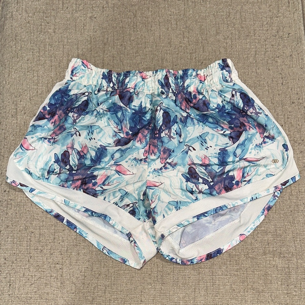 Legend Brand Blue and Pink Athletic Shorts
